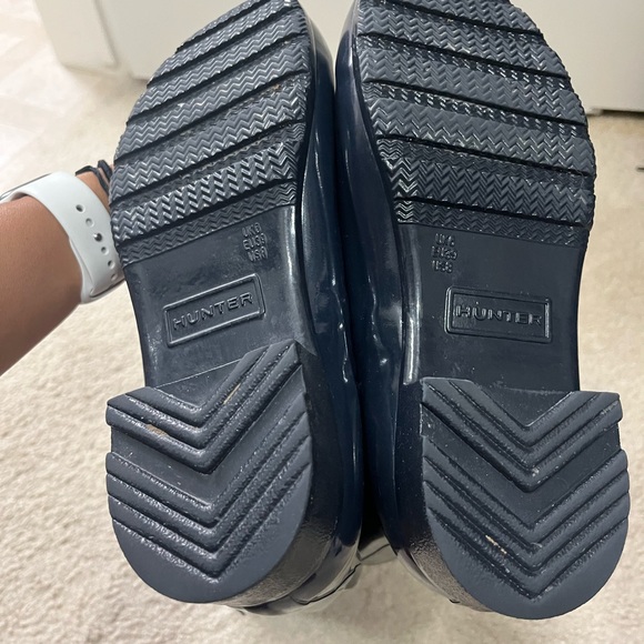 Hunter Tall Rain Boots Navy Sz8 - Picture 5 of 6